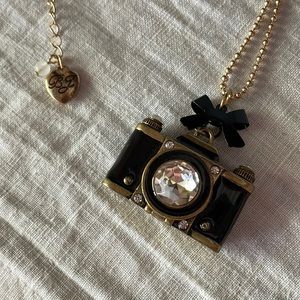 Betsey Johnson Camera Necklace